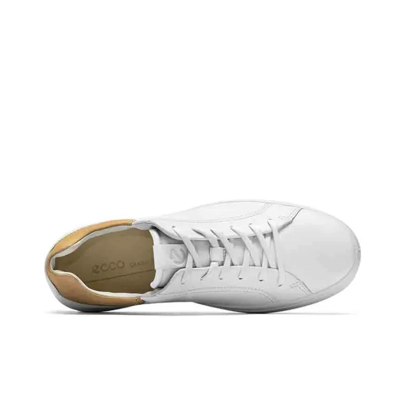 Ecco Soft Cool Size 7 Collection Stylish Skateboarding Shoes Men's White-4