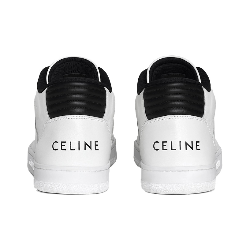 CELINE CT-02 Mid Top Optic White Original Shoe Box Included