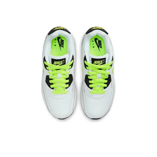 Nike Air Max 90 Leather White Volt GS-3