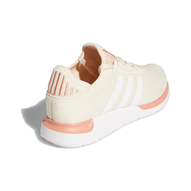 Adidas Originals Swift Run Lightweight Wear-resistant And Non-slip Low-Top Running Shoes Women's Beige Orange-3