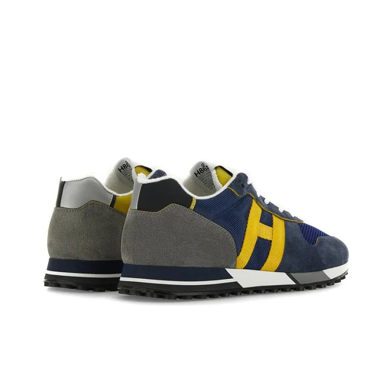 HOGAN H383 Casual Shoes Men Low Top Gray/Blue-4