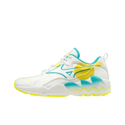 Mizuno Wave Rider 1 'Shape Of Time - White Yellow'