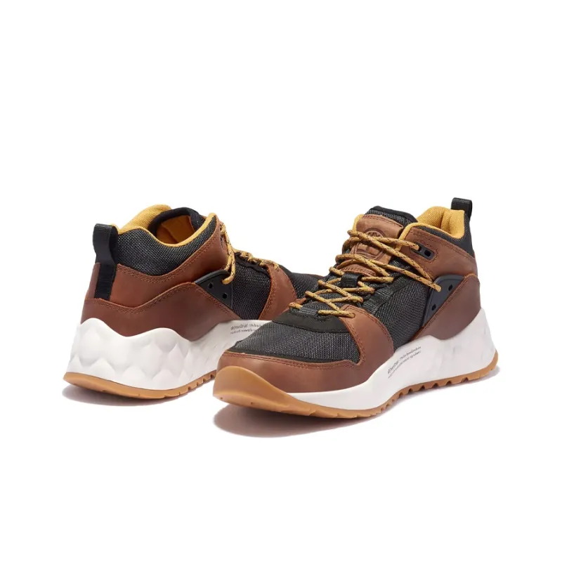 Timberland Solar Wave Running Shoes Men Mid-Top Black/Brown-3