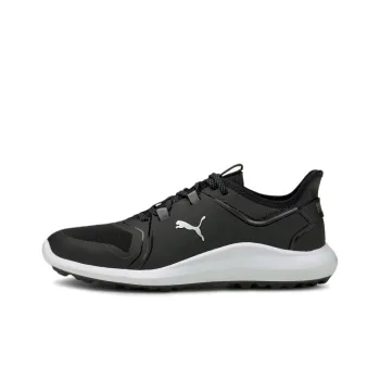 PUMA Ignite Fasten8 Golf Cushioning Balance Wear-Resistant Slip-Resistant Low-Top Running Shoes Women's Black White
