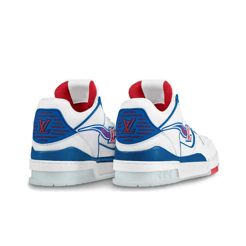 LOUIS VUITTON LV Trainer Red White Blue FW20-2