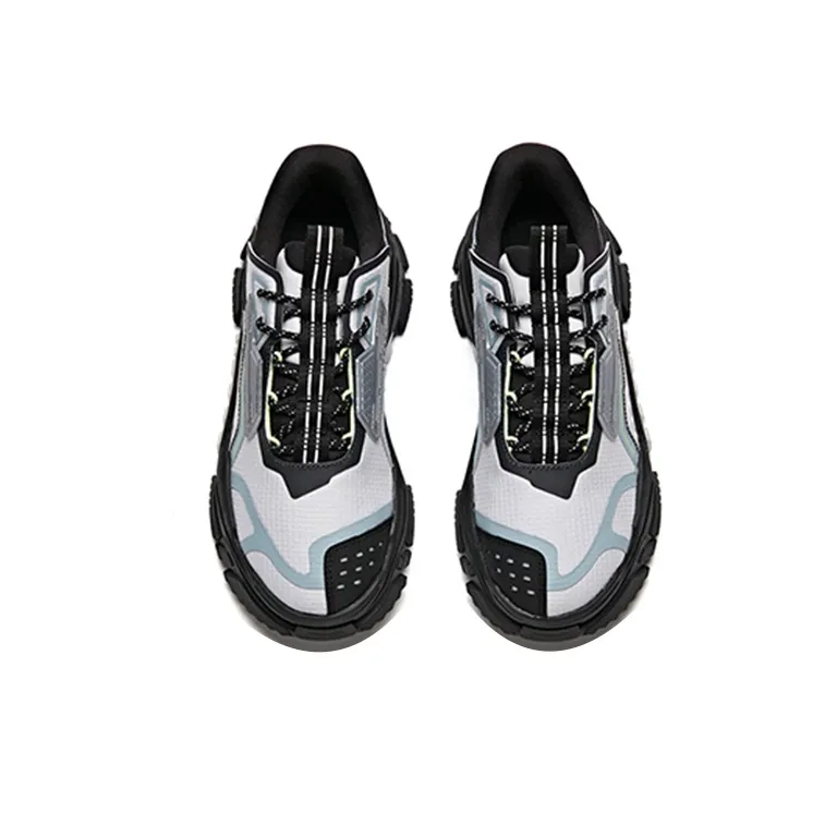 ANTA Casual Shoes Men Low Top Sand Grain Gray/Black-3