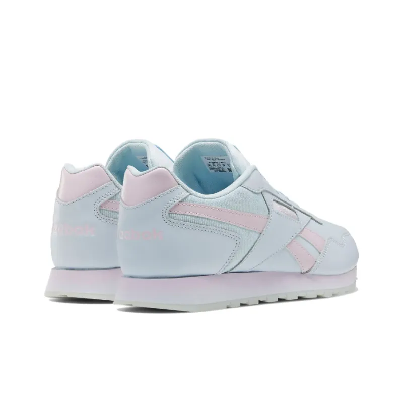 Reebok Classic Harman Run Wear-Resistant Slip-Resistant Low-Top Running Shoes Women's Glass Blue Pink-3