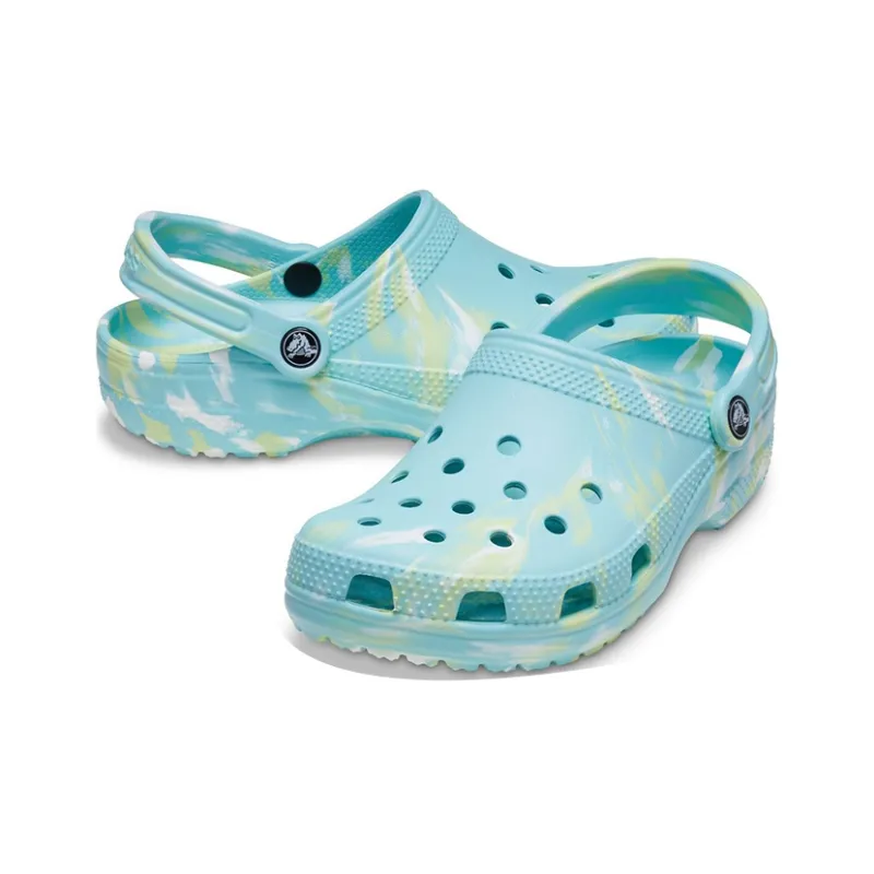 Crocs Classic Casual Unisex Ice Blue Sandals-3