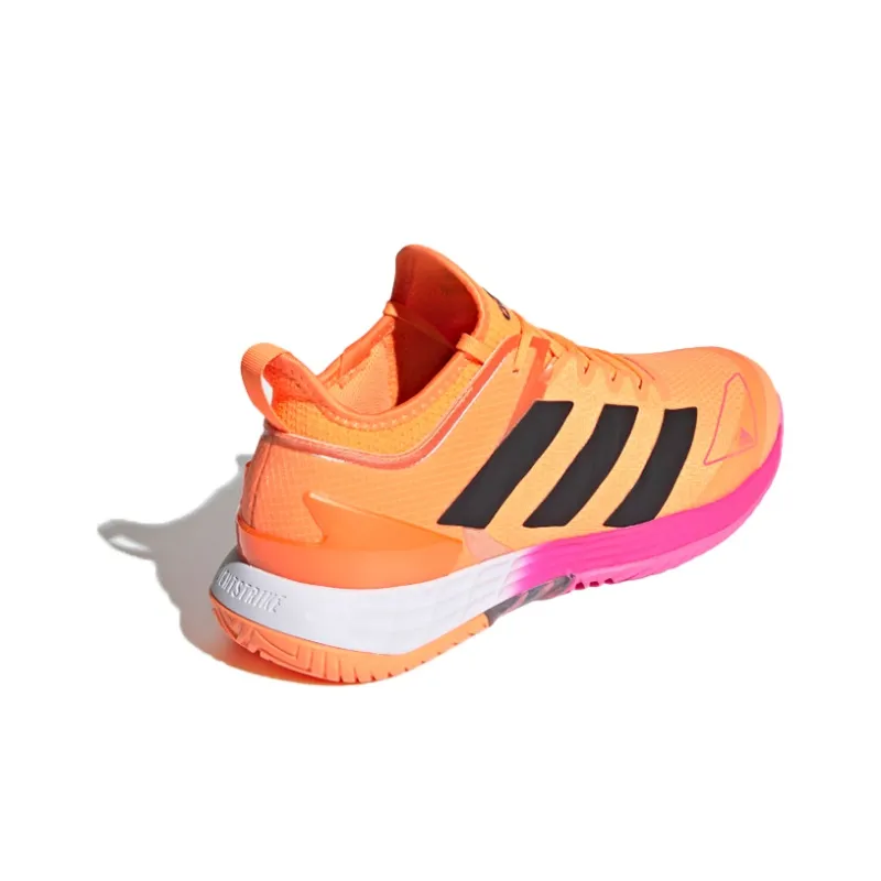 Adidas Adizero Ubersonic 4 Slip Resistant Low Top Running Shoes Men's Orange Pink-3