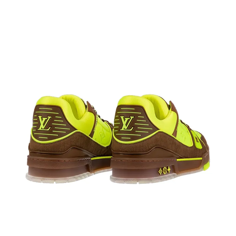 LOUIS VUITTON Trainer Yellow Brown-3