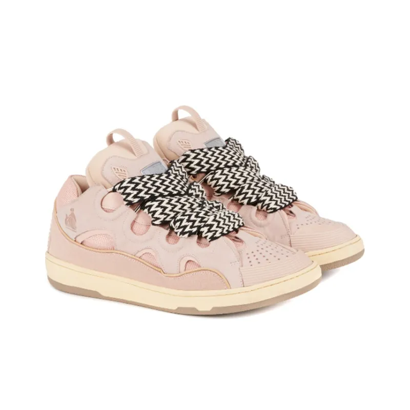 Lanvin Curb Sneakers 'Pink'-2