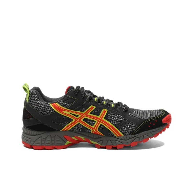 Asics Gel-Trail Lahar 5 G-TX Anti-Slip Wear-Resistant Low-Top Running Shoes Men's Graphite Gray-1