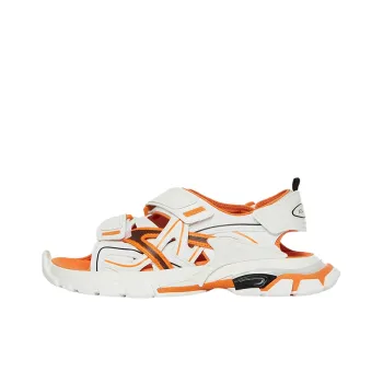 Balenciaga Track Sandal White Orange
