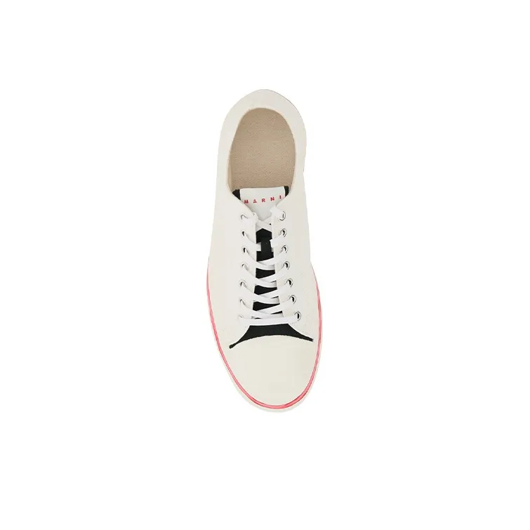 MARNI Low Top Stylish Skateboarding Shoes Women's White-3
