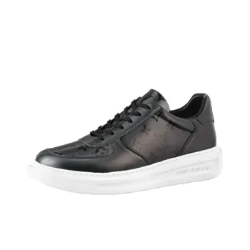 LOUIS VUITTON Beverly Hills Stylish Skateboarding Shoes Men's Black