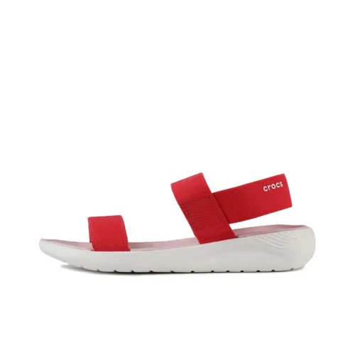 Crocs LiteRide Beach Sandals Women's Red