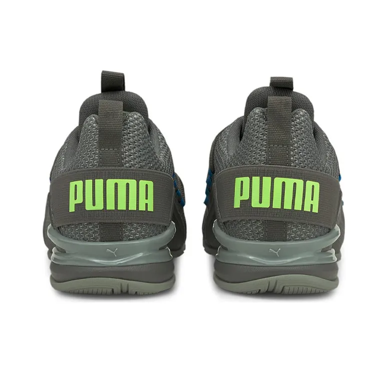 PUMA Axelion Low-Top Running Shoes Men's Glittering Green-3