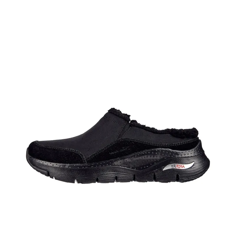Skechers Arch Fit - Quick Escape Anti-Slip Wear-Resistant Low-Top Casual Shoes Women's Black-0