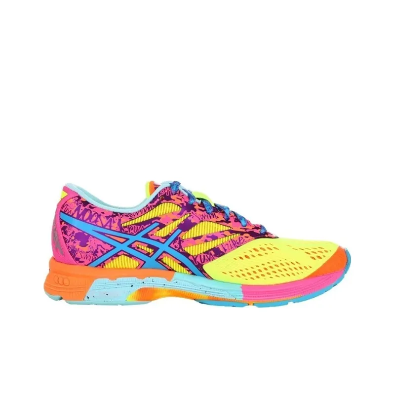 Asics Gel-Noosa Tri 10 Wear-Resistant Low-Top Running Shoes Women's Yellow Blue-1