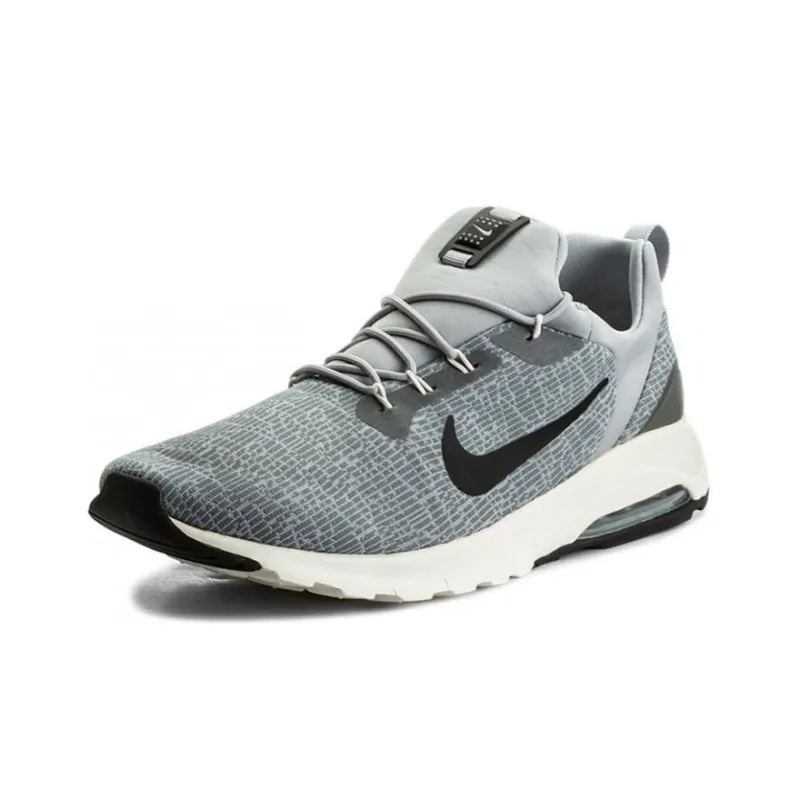 Nike Air Max Motion Cushioned Slip-Resistant Breathable Low-Top Marathon Running Shoes Men's Gray-2