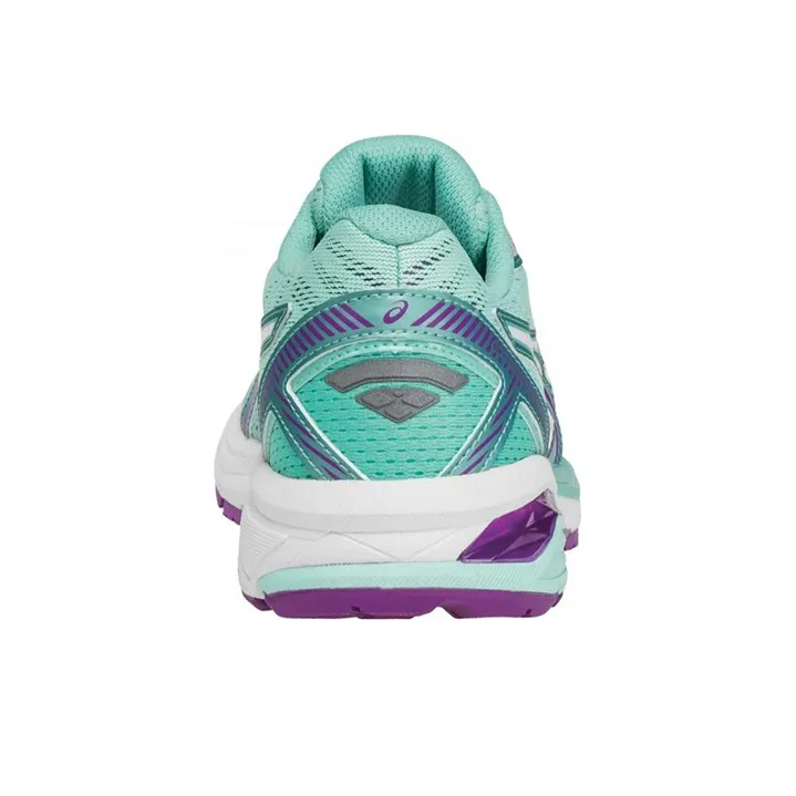 Asics GT-1000 5 Anti-Slip And Wear-Resistant Breathable Low-Top Running Shoes Women's Green Purple-3