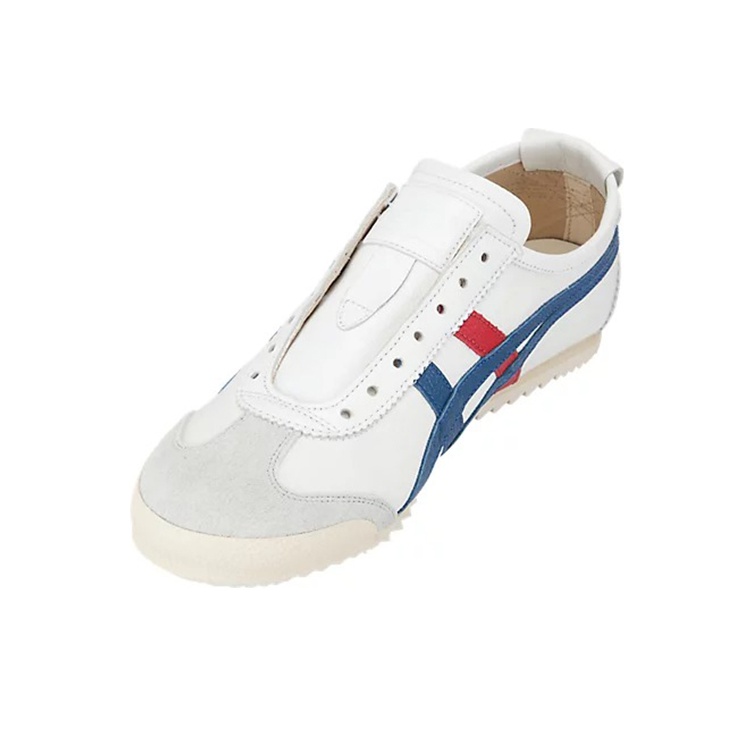 Onitsuka Tiger Mexico Slip On Deluxe White Blue Red POIZON