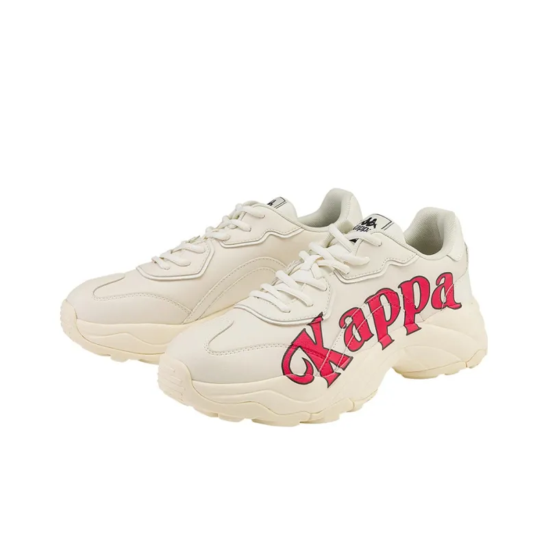 Kappa Wear-Resistant Coverage Low-Top Casual Shoes Unisex Winter White-2