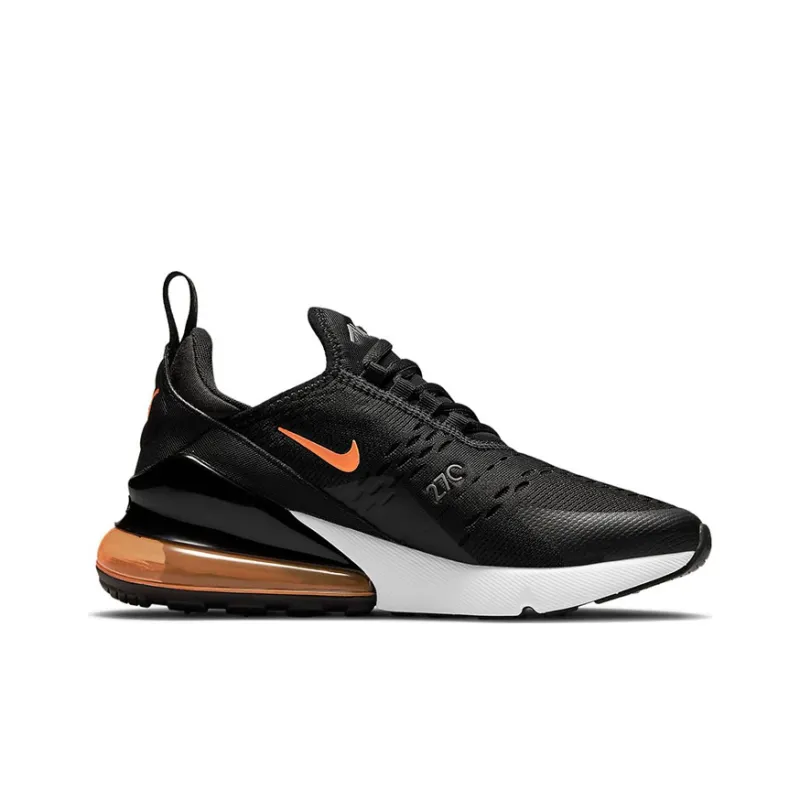 Nike Air Max 270 Black Total Orange GS-1
