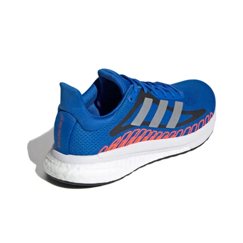 Adidas Solar Glide ST Low-Top Running Shoes Men's Blue Silver-3