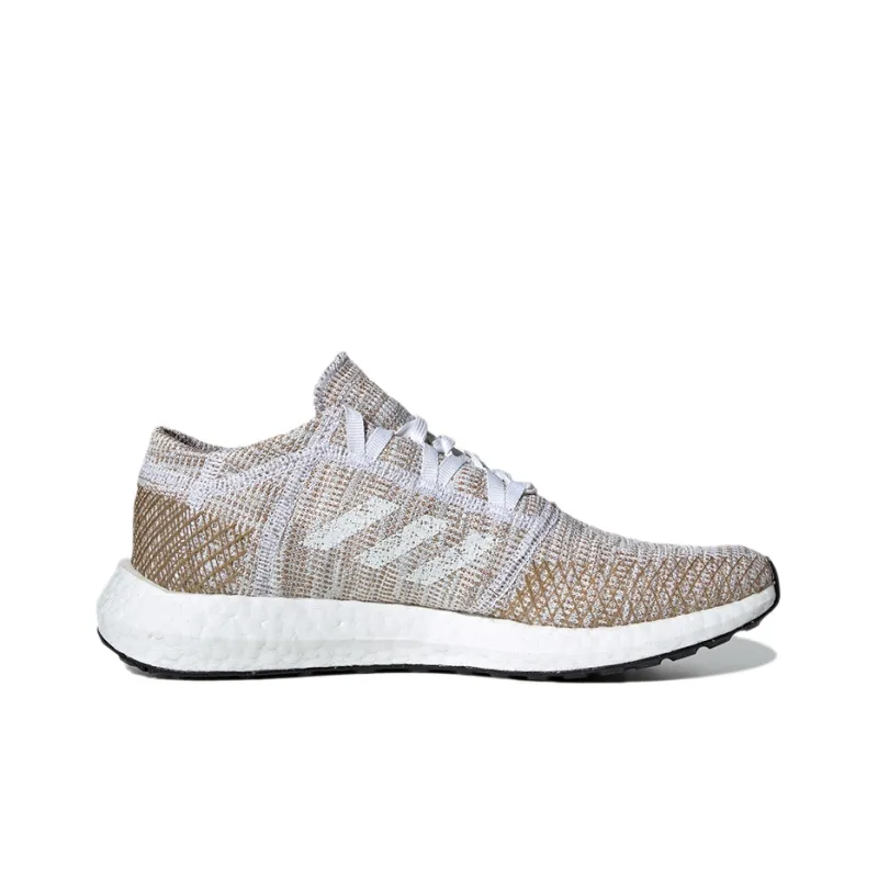 Adidas Pureboost Go Slip-Resistant Breathable Low-Top Running Shoes Women's Copper-Nickel Alloy-1