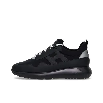 HOGAN Interactive³ Cushioning Anti-Slip And Wear-Resistant Low-Top Casual Shoes Men's Black