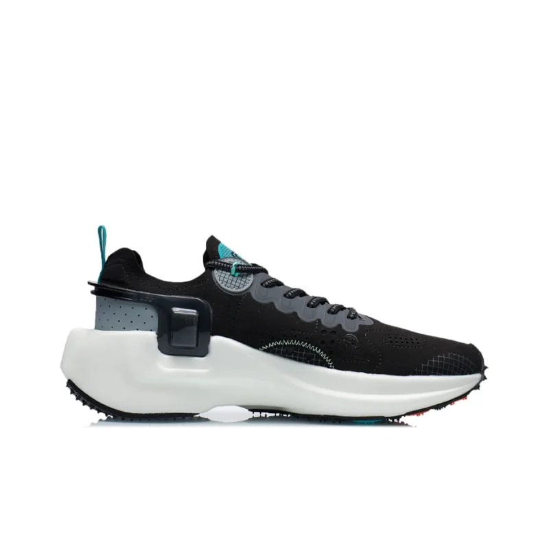 LINING Ranger Running Shoes Men Low Top Black/Dark Iron Gray/White-1