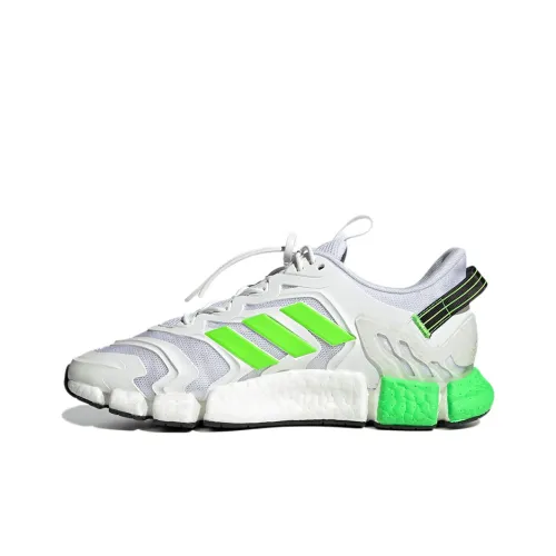 Adidas Climacool Running Shoes Unisex Low-Top White/Light Gray/No.1 Black/Neon Green