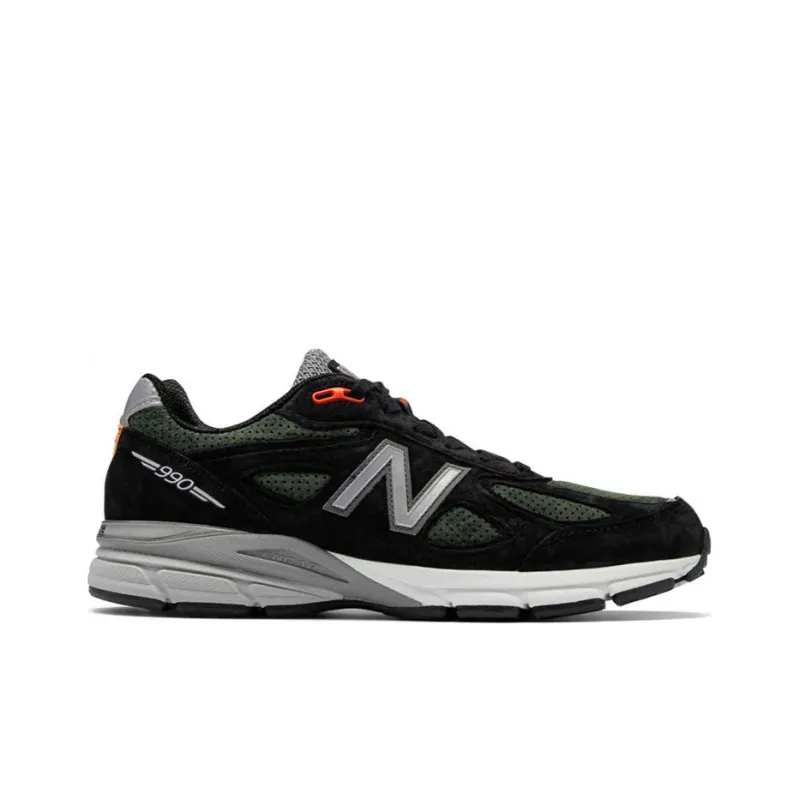 New Balance 990v4 Black Olive Orange-1