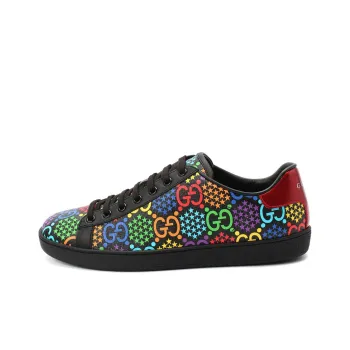 GUCCI Women's Ace Gg Supreme Low 'Psychedelic   Black'