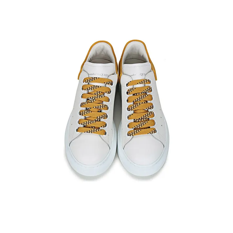 Alexander McQueen Oversized Sneaker 'White Mustard' Women's-3