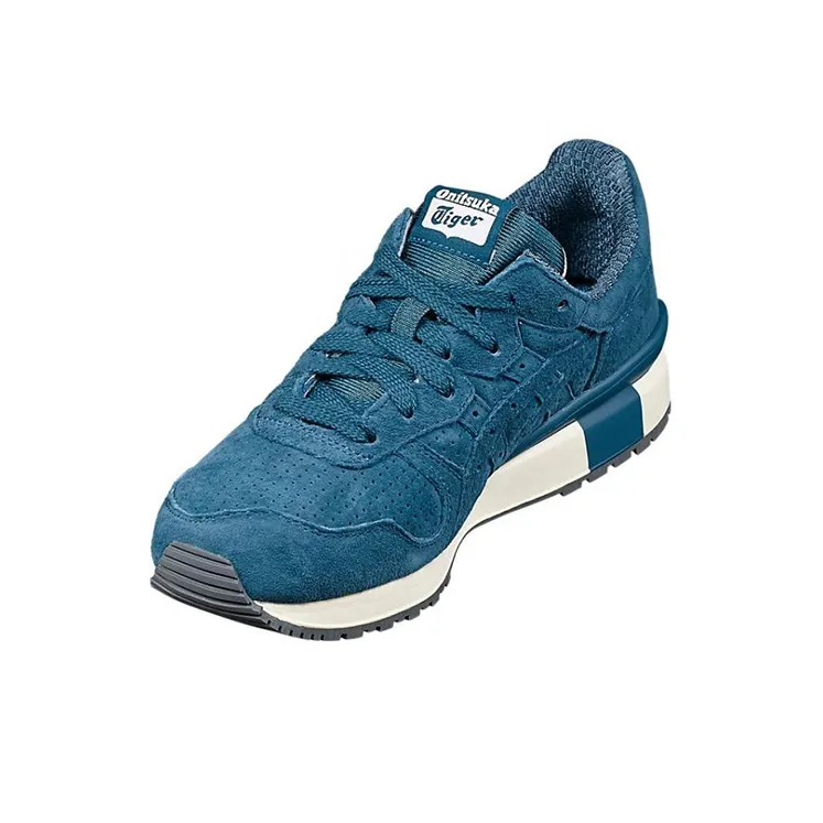 Onitsuka Tiger Ally Abrasion Resistant Low Top Running Shoes Unisex Blue-2