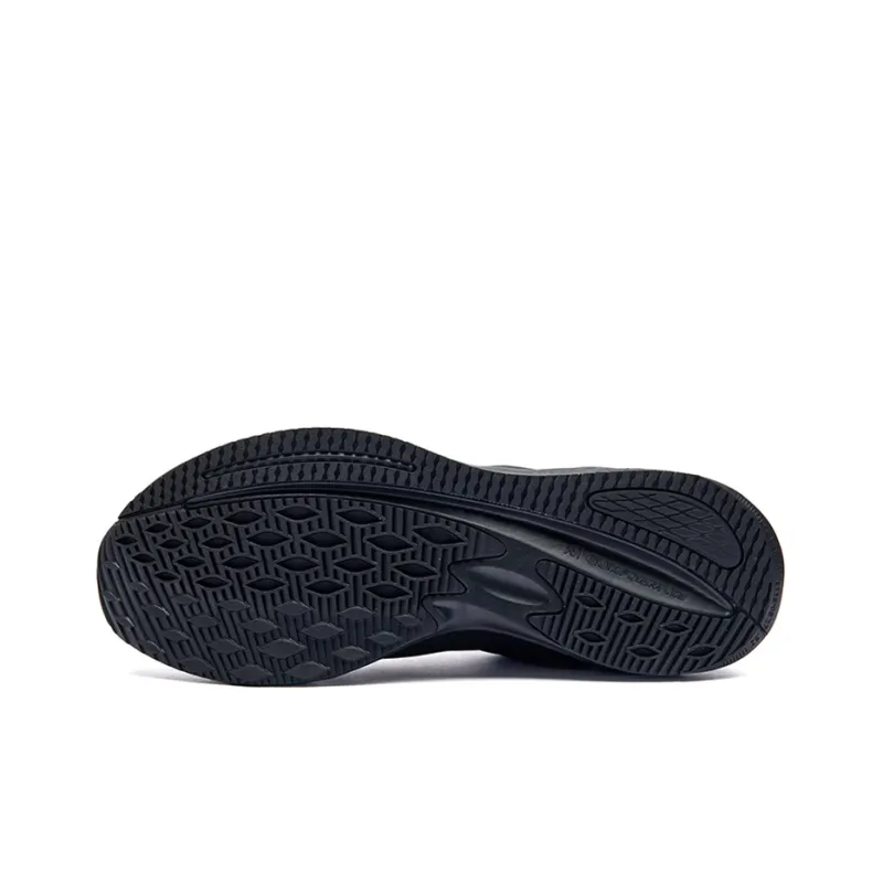 361° Cushioning Wear Resistant Low Top Running Shoes Men's Obsidian Black Comfortable-4