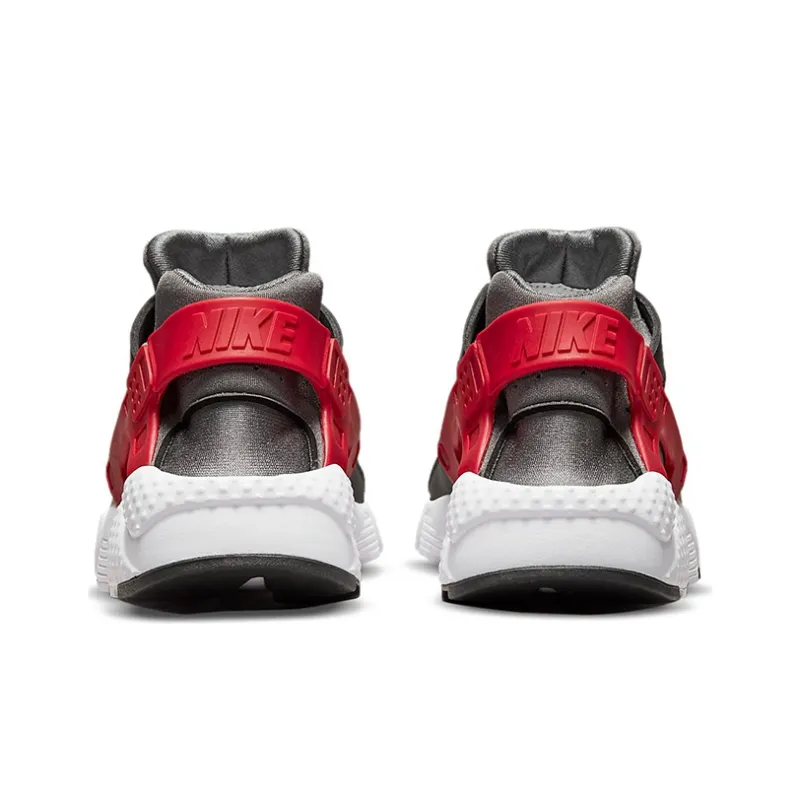 Nike Huarache Run Dark Smoke Grey University Red GS-4