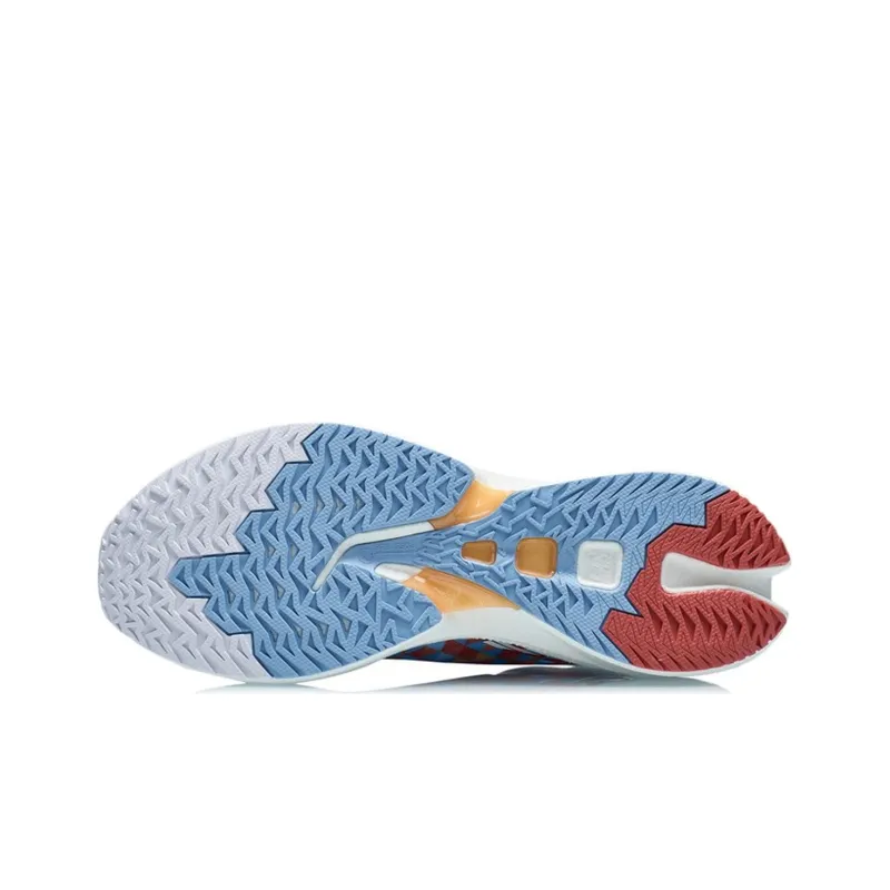 LiNing Feidian Discovery Breathable And Resilient Low Top Running Shoes Men's White-4