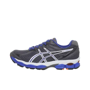 Asics Gel-Cumulus 14 Wear-resistant And Lightweight Low-Top Running Shoes Men's Black Blue