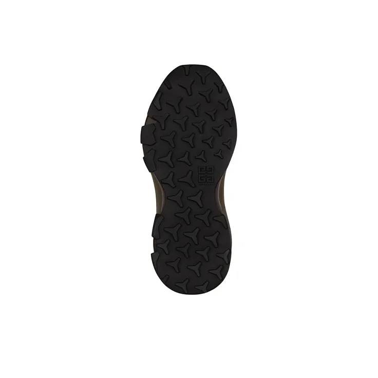 Givenchy Monumental Mallow Low Top Athletic Shoes Men's Dark Brown-4