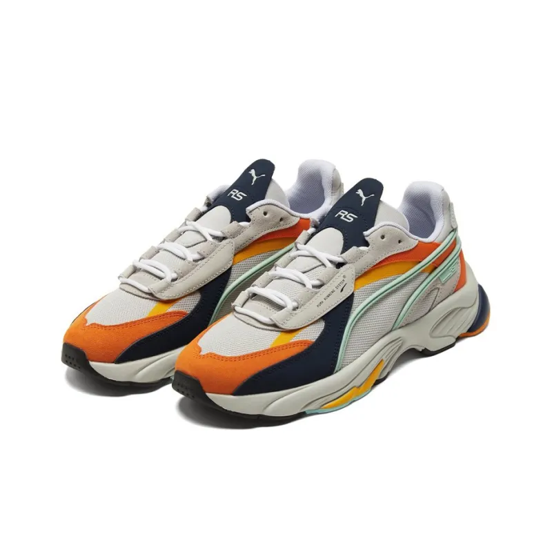 PUMA Unisex Rs connect Dust Sneakers Orange 'Gray'-2