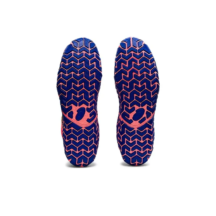 Asics Aggressor 4 'Blazing Coral Lapis Lazuli Blue'-4