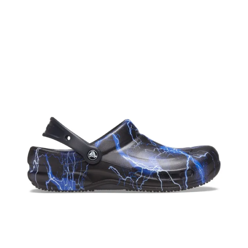Crocs Bistro Clog Black Lightning Bolts-1