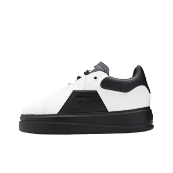 NORVINCY Low-Top Stylish Skateboarding Shoes Unisex Black White