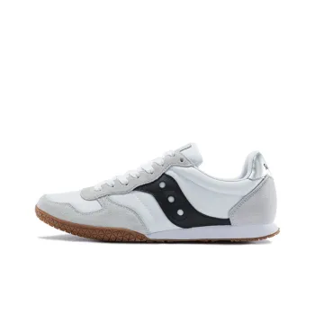 Saucony Bullet Low Top Running Shoes Men's White Classic Vintage