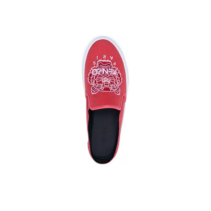 KENZO Stylish Skateboarding Shoes Women's Red-3