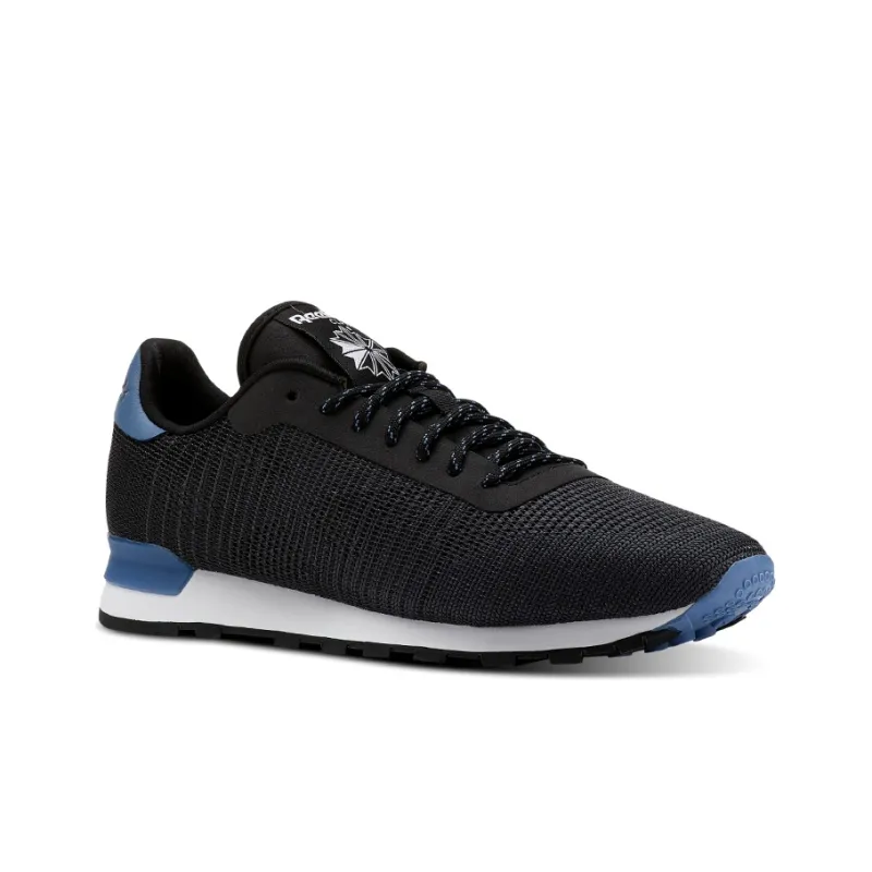 Reebok Classic Leather Running Shoes Men Low-Top Black-2