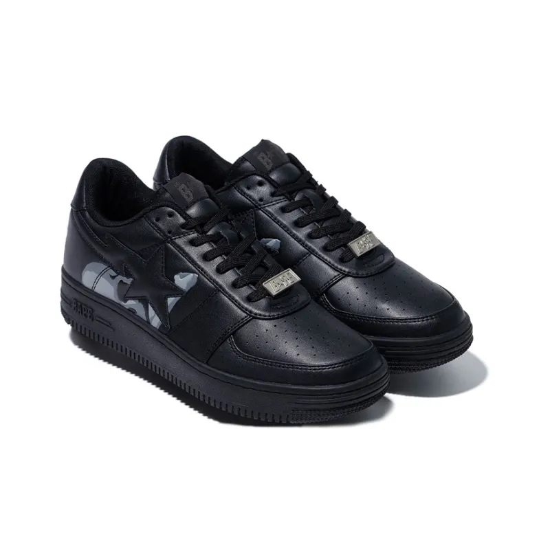 Mastermind JAPAN x A BATHING APE STA M1 Stylish Skateboarding Shoes Men's Black-3